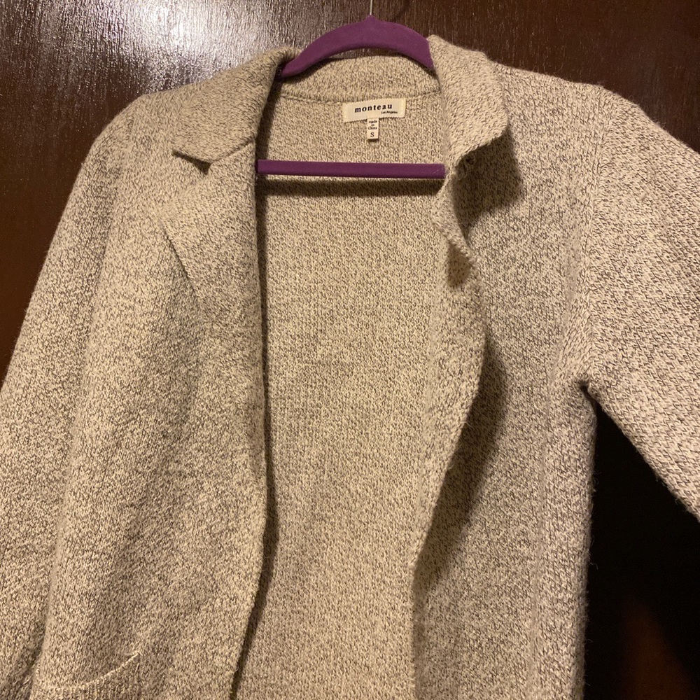 **Monteau LA acrylic thick cardigan**